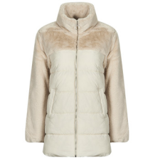 Only Steppelt kabátok ONLWANJA FUR PUFFER MIX COAT CC OTW Bézs EU L női dzseki, kabát