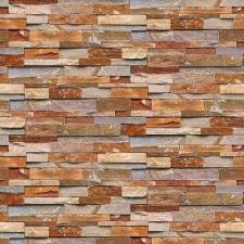  Öntapadó és mosható falfestmény Barna kőfal, 250 x 200 cm tapéta, díszléc és más dekoráció