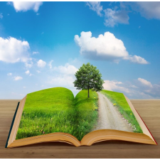  Öntapadó és mosható falfestmény Book of nature2, 250 x 200 cm tapéta, díszléc és más dekoráció