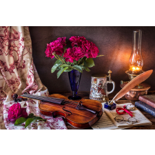  Öntapadó és mosható falfestmény Egy művész élete, 400 x 250 cm tapéta, díszléc és más dekoráció