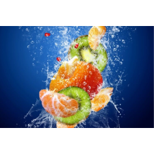  Öntapadó és mosható falfestmény Exotic splash, 400 x 250 cm tapéta, díszléc és más dekoráció