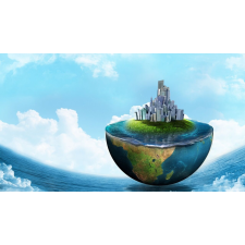  Öntapadó és mosható falfestmény Föld egyensúlyban, 250 x 150 cm tapéta, díszléc és más dekoráció