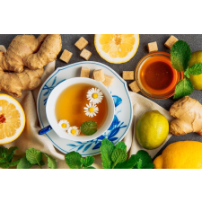  Öntapadó és mosható falfestmény Food18 - tea, 350 x 200 cm tapéta, díszléc és más dekoráció