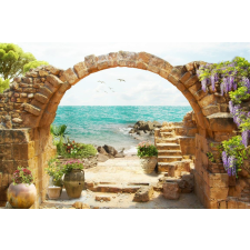  Öntapadó és mosható falfestmény Kapu a tengerbe3, 350 x 200 cm tapéta, díszléc és más dekoráció