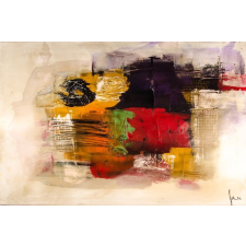  Öntapadó és mosható falfestmény Modern absztrakt festmény 2, 250 x 150 cm tapéta, díszléc és más dekoráció