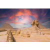 Öntapadó és mosható falfestmény Natura163 Sunset over the Sphinx, 250 x 150 cm