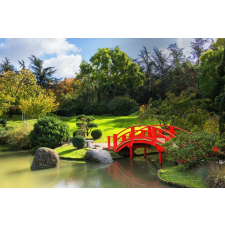  Öntapadó és mosható falfestmény Natura166 japán kert, 250 x 150 cm tapéta, díszléc és más dekoráció