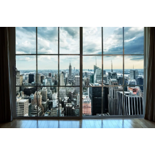  Öntapadó és mosható falfestmény NY a jövőbe, 400 x 250 cm tapéta, díszléc és más dekoráció