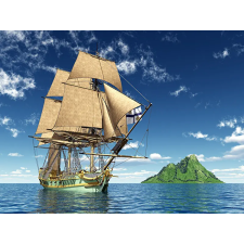  Öntapadó és mosható falfestmény Nyaralás hajón 1 250 x 200 cm tapéta, díszléc és más dekoráció