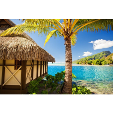  Öntapadó és mosható falfestmény Nyaralóház, 200 x 150 cm tapéta, díszléc és más dekoráció