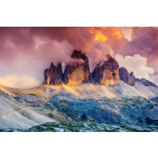  Öntapadó és mosható falfestmény Piscuri tűzfelhőkben, 400 x 250 cm tapéta, díszléc és más dekoráció