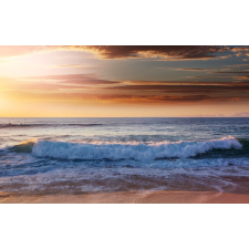  Öntapadó és mosható falfestmény Plaja77 napkeltekor, 250 x 200 cm tapéta, díszléc és más dekoráció