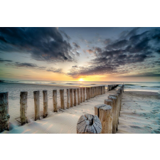  Öntapadó és mosható falfestmény Pontoon at sunset3, 400 x 250 cm tapéta, díszléc és más dekoráció