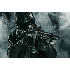  Öntapadó és mosható falfestmény Portré65 SWAT katona, 250 x 200 cm tapéta, díszléc és más dekoráció