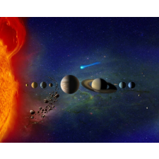  Öntapadó és mosható falfestmény Solar system2, 300 x 200 cm tapéta, díszléc és más dekoráció