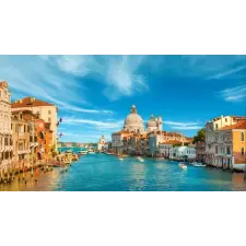  Öntapadó és mosható fali tapéta Blue Venice, 250 x 200 cm tapéta, díszléc és más dekoráció