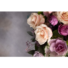  Öntapadó és mosható fali tapéta Flori87, 250 x 150 cm tapéta, díszléc és más dekoráció