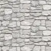  Öntapadó és mosható fali tapéta Különféle világosszürke kőfal, 350 x 200 cm