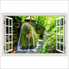  Öntapadó fotótapéta Window Bigar Waterfall, Románia, 300 x 200 cm tapéta, díszléc és más dekoráció