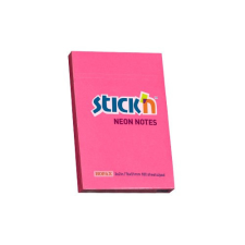 Öntapadó jegyzettömb STICK'N 76x51mm neon pink 100 lap post-it