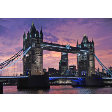  Öntapadó tapéta London Bridge at sunset, 250 x 200 cm tapéta, díszléc és más dekoráció