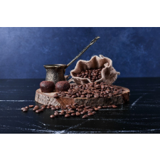  Öntapadó tapéta Összetétel64 Vízforraló és babkávé, 250 x 200 cm tapéta, díszléc és más dekoráció