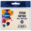  Öntapadós jegyzettömb Centrum Stick Notes 76x102 mm, 100 lapos, pasztel sárga