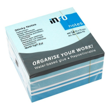 Öntapadós jegyzettömb Info Notes Mix 75x75 mm 400 lapos kék-fehér post-it