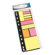 Öntapadós jegyzettömb szett Info Notes 315x120 mm vegyes színek gyűrűs betéten post-it