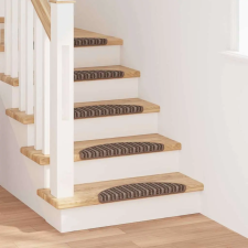  Öntapadós lépcsőszőnyegek 15 pcs Barna 56 x 17 x 3 cm lakástextília