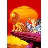  Öntapadós tapéta Az Oroszlánkirály és barátai, 250 x 200 cm