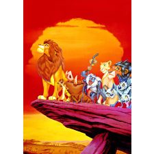  Öntapadós tapéta Az Oroszlánkirály és barátai, 250 x 200 cm tapéta, díszléc és más dekoráció