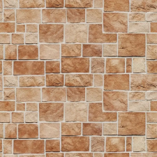  Öntapadós tapéta Barna téglalap alakú kőfal, 250 x 150 cm tapéta, díszléc és más dekoráció