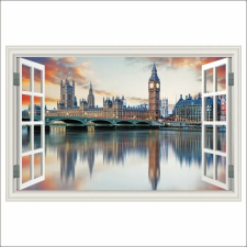  Öntapadós tapéta Big Ben ablak, Parlament, London, 200 x 135 cm tapéta, díszléc és más dekoráció