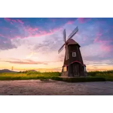  Öntapadós tapéta City87 Windmills South Korea, 250 x 200 cm tapéta, díszléc és más dekoráció