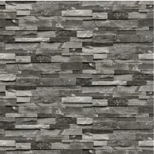  Öntapadós tapéta Fekete kőfal, 400 x 250 cm tapéta, díszléc és más dekoráció