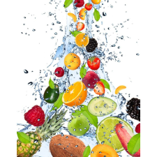  Öntapadós tapéta Gyümölcsrobbanás, 150 x 205 cm, tapéta, díszléc és más dekoráció