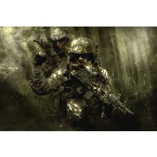  Öntapadós tapéta Portrait64 Katonák a dzsungelben, 350 x 250 cm tapéta, díszléc és más dekoráció