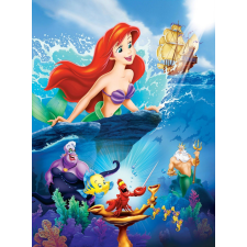  Öntapadós tapéta Princess Ariel - a kis sellő, 150 x 205 cm tapéta, díszléc és más dekoráció
