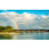  Öntapadós tapéta Rainbow over Bora Bora, 300 x 200 cm