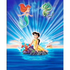  Öntapadós tapéta The Little Mermaid II, 150 x 205 cm tapéta, díszléc és más dekoráció