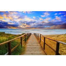  Öntapadós tapéta Út a tengerpartra, 300 x 200 cm tapéta, díszléc és más dekoráció