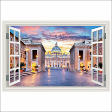  Öntapadós tapéta Vatikáni ablak, napkelte, 300 x 200 cm tapéta, díszléc és más dekoráció