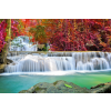  Öntapadós tapéta Vízesés a vörös erdőben, 350 x 200 cm