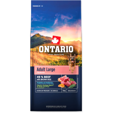 Ontario Adult Large Beef & Brown Rice 12 kg kutyaeledel