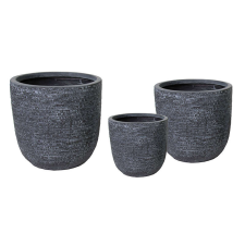  Ontario Egg kompozit növénytartó grafit 39x38cm S3 kerti tárolás