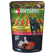  Ontario Porc húsleves csirkével 100g jutalomfalat kutyáknak