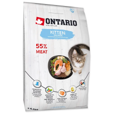 ONTARIO száraztáp kölyök és vemhes macskáknak lazaccal 6,5kg macskaeledel