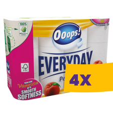 Ooops! Everyday WC papír Barack - 3 rétegű, 24 tekercs (Karton - 4 csomag) higiéniai papíráru