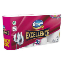 Ooops! Kéztörlő tekercses háztartási OOOPS! Excellence 3 rétegű 4 tekercses papírárú, csomagoló és tárolóeszköz